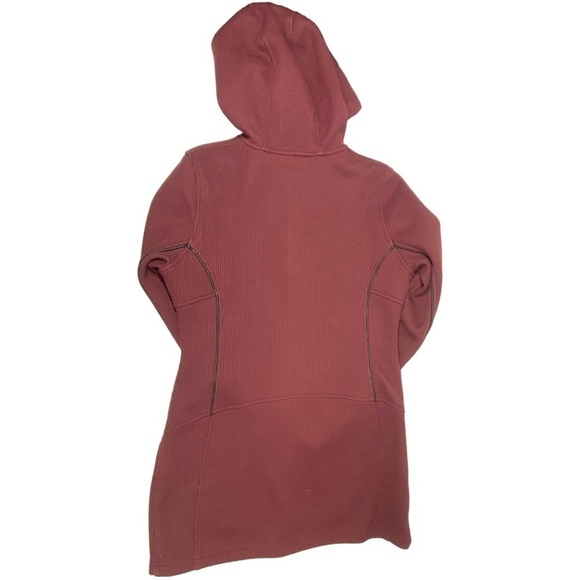 Spyder Leggy Femme Mid Weight Stryke Fleece Medium Maroon Full Zip Hooded 868264 - Picture 7 of 10